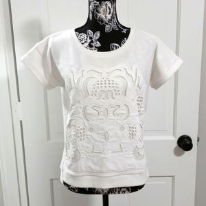 💗Sanctuary💗 - S/S Laser Cut Sweatshirt